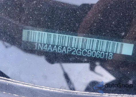 2016 Nissan Maxima 3.5S z USA, uszkodzony, nr VIN 1N4AA6AP2GC906018